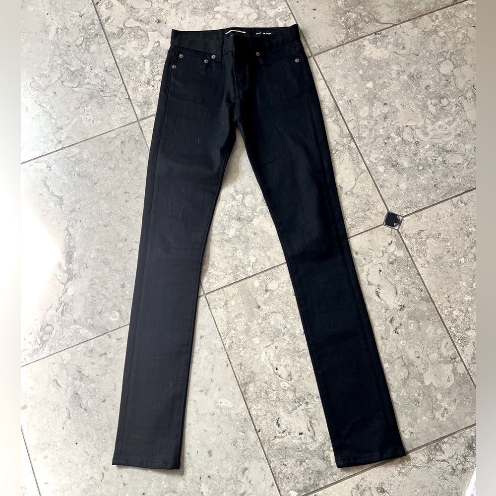 Never worn, black straight leg skinny. Run small